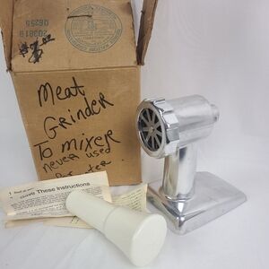 Oster Regency Kitchen 954-01A Food Meat Grinder Head & PlungerVintage Attachment